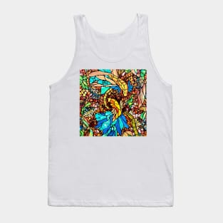 Playful Fish Mosaic Tank Top